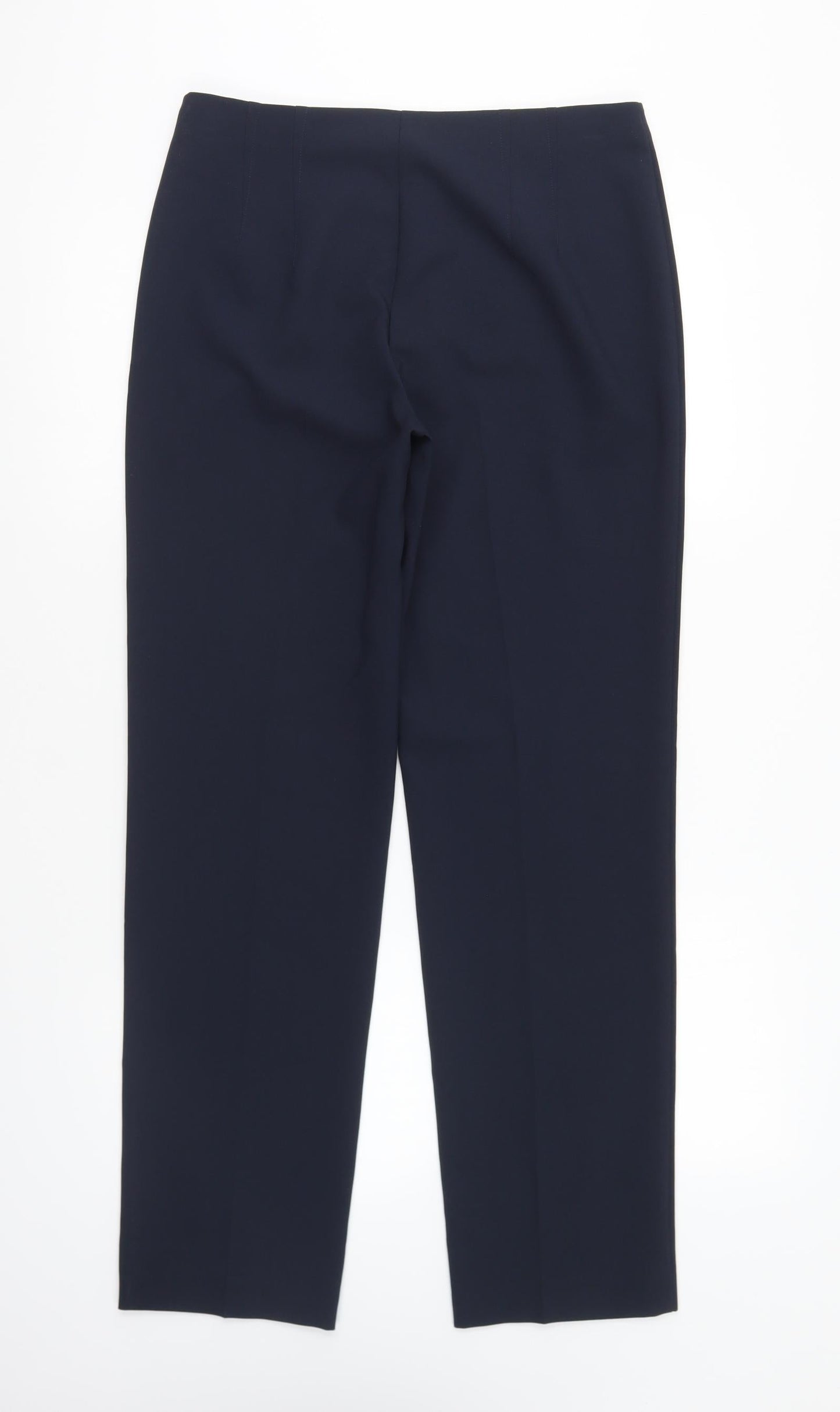 Womens UK Size 10 Marks and Spencer Regular Fit  Blue Trousers