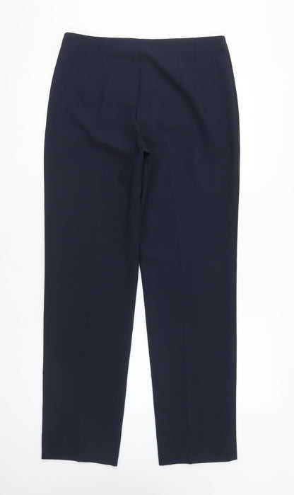 Womens UK Size 10 Marks and Spencer Regular Fit  Blue Trousers
