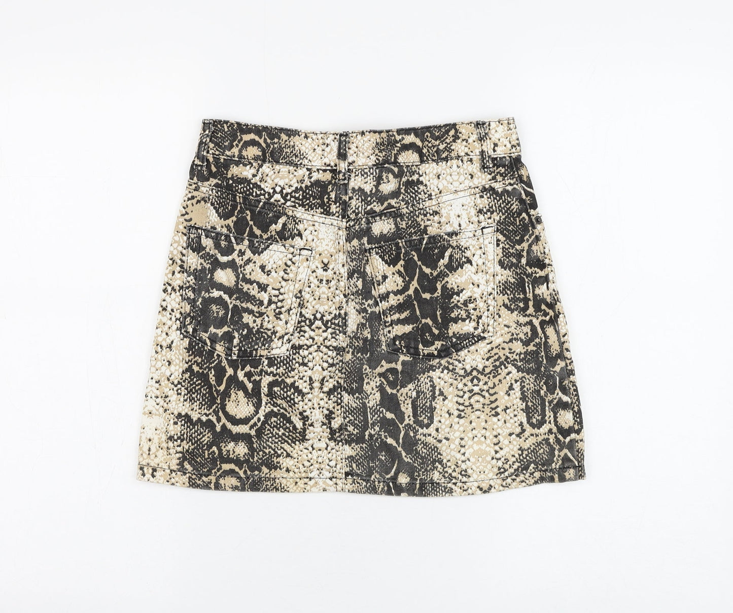 Womens UK Size 28 in Topshop Mini Denim Skirt