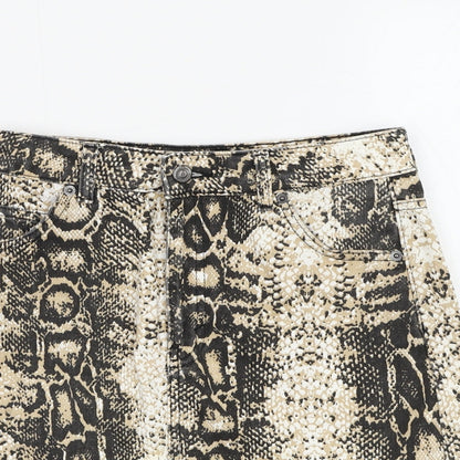 Womens UK Size 28 in Topshop Mini Denim Skirt