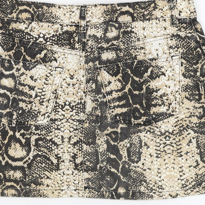 Womens UK Size 28 in Topshop Mini Denim Skirt