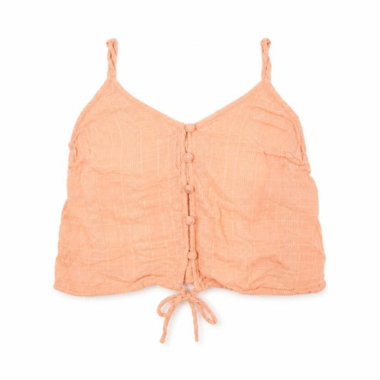 Womens UK Size 4 ASOS Pink Cropped Tank