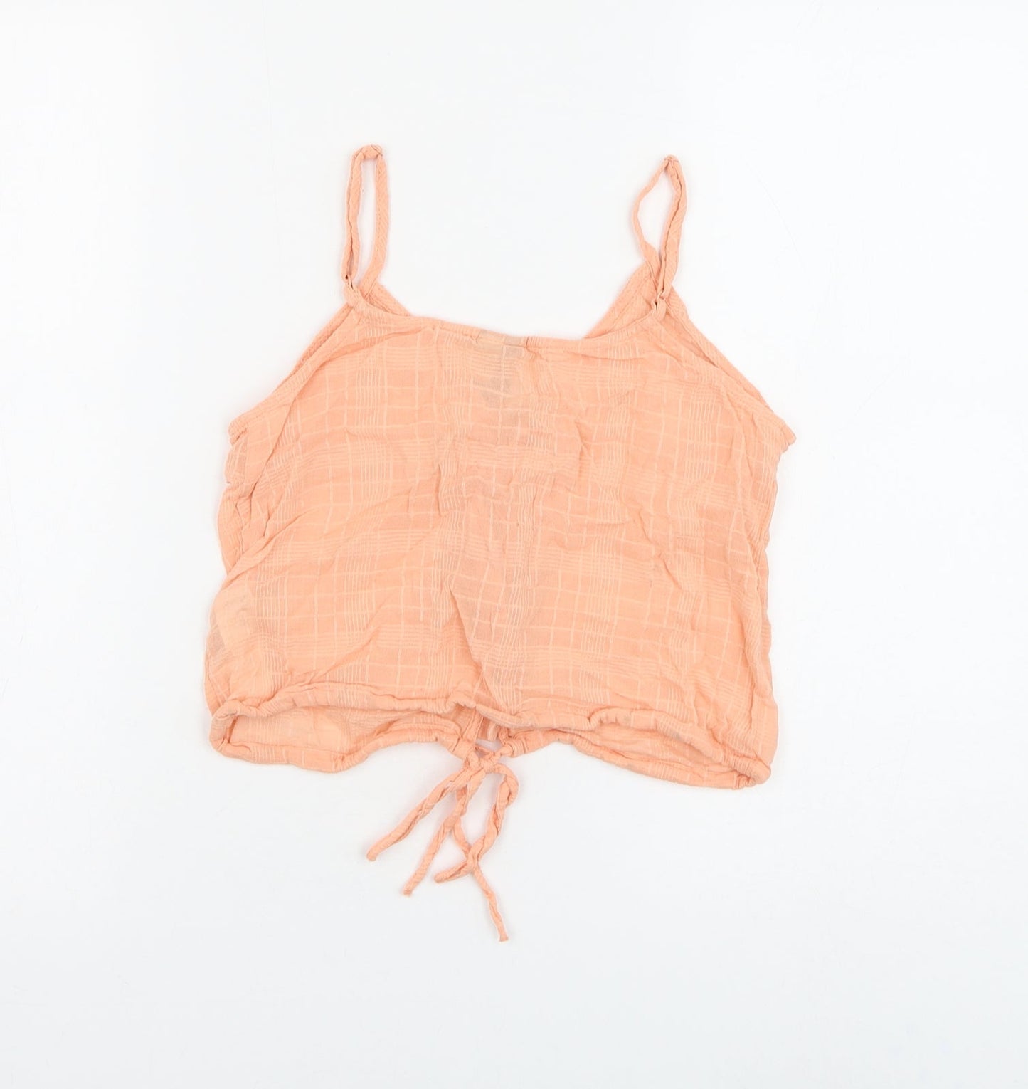 Womens UK Size 4 ASOS Pink Cropped Tank