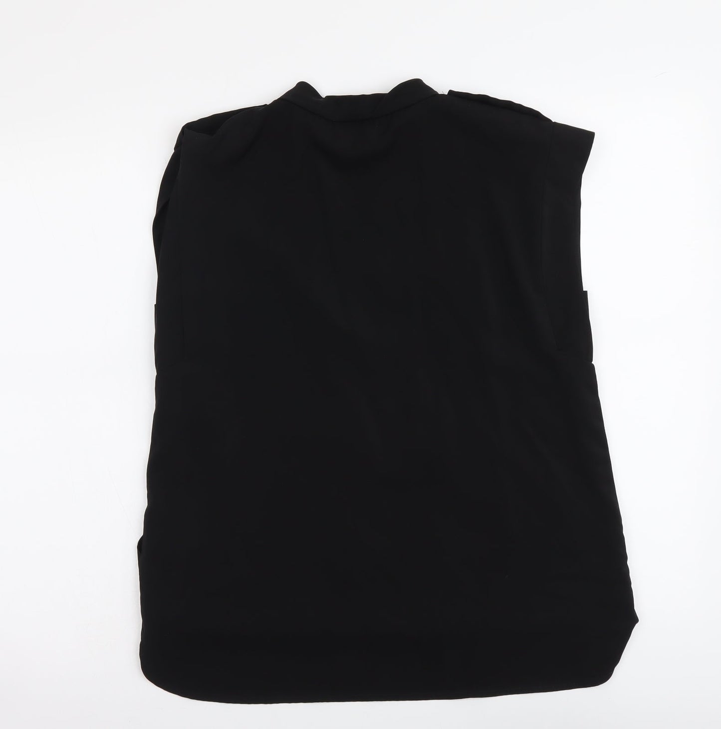 Womens UK Size M VILA Black Basic Tank