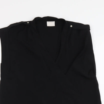 Womens UK Size M VILA Black Basic Tank