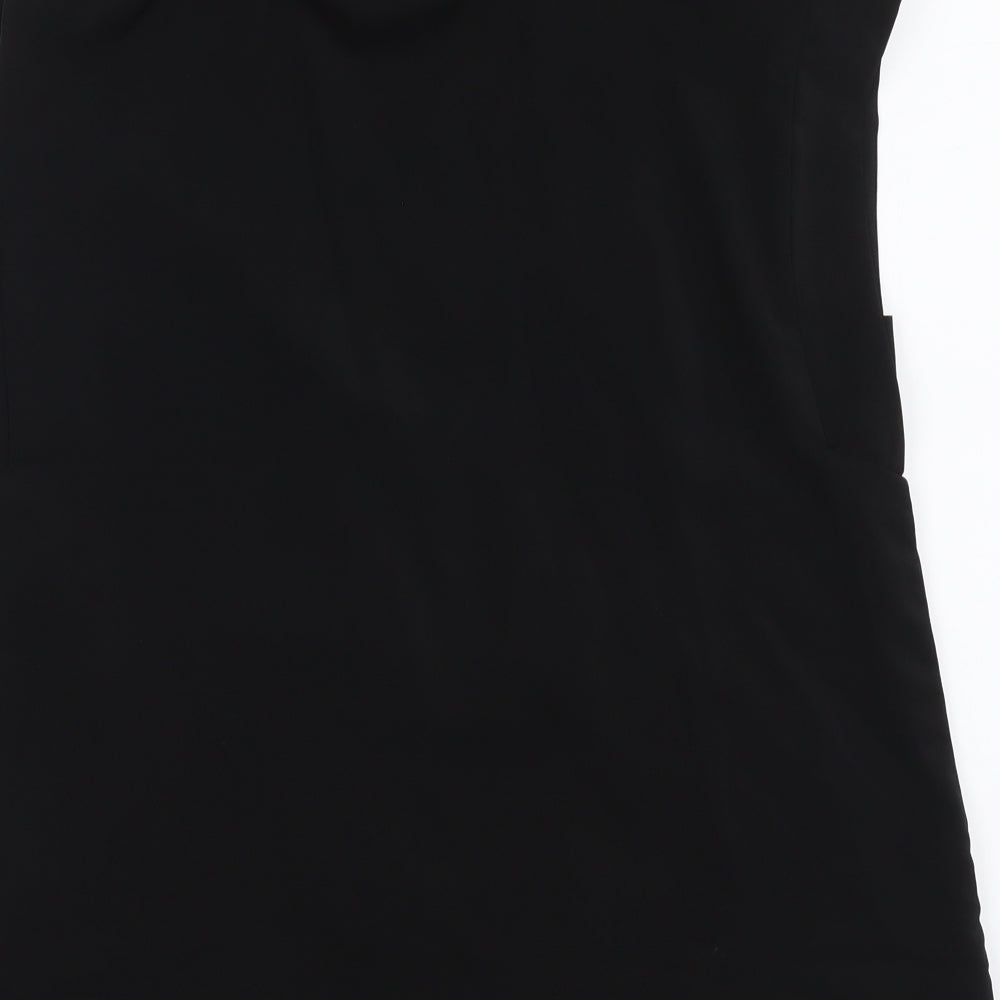 Womens UK Size M VILA Black Basic Tank