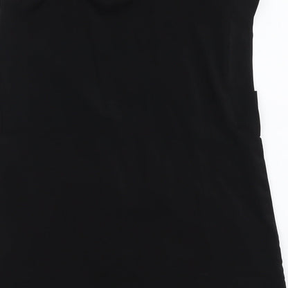Womens UK Size M VILA Black Basic Tank