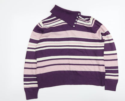 Womens UK Size 14 Berkertex Pink Pullover Jumper