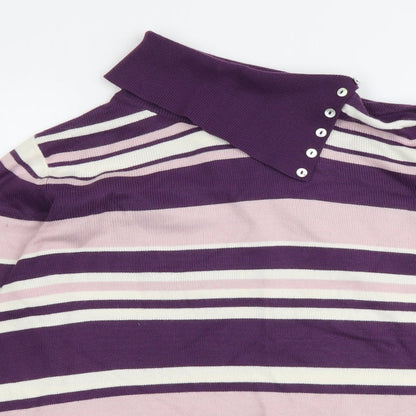 Womens UK Size 14 Berkertex Pink Pullover Jumper