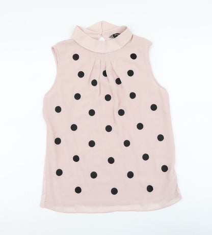 Womens UK Size 10 Principles Pink Basic Blouse