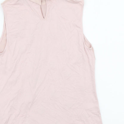 Womens UK Size 10 Principles Pink Basic Blouse
