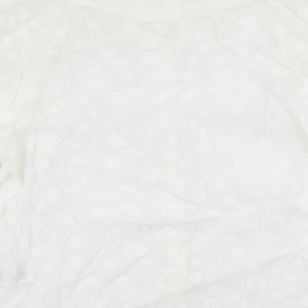 Womens UK Size 16 Phase Eight White Basic Button-Up