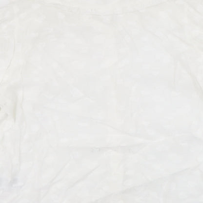 Womens UK Size 16 Phase Eight White Basic Button-Up