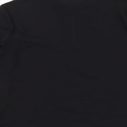 Womens UK Size M Only Black Basic Blouse