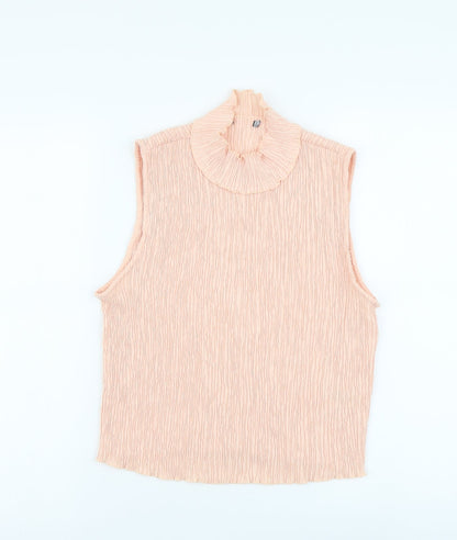 Womens UK Size 12 Marks and Spencer Pink Basic Tank