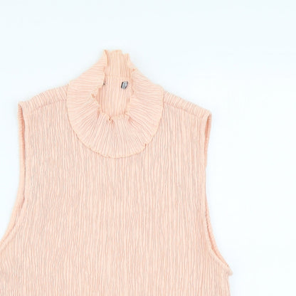 Womens UK Size 12 Marks and Spencer Pink Basic Tank