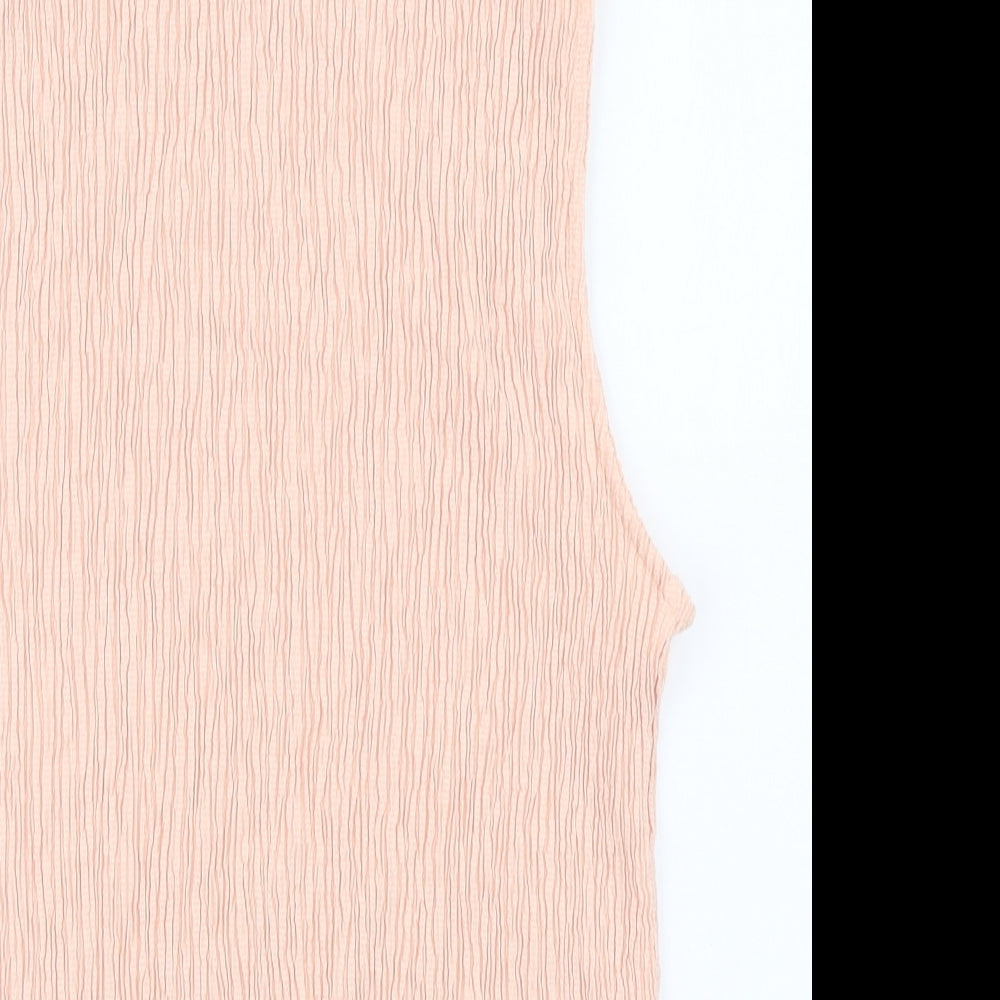 Womens UK Size 12 Marks and Spencer Pink Basic Tank