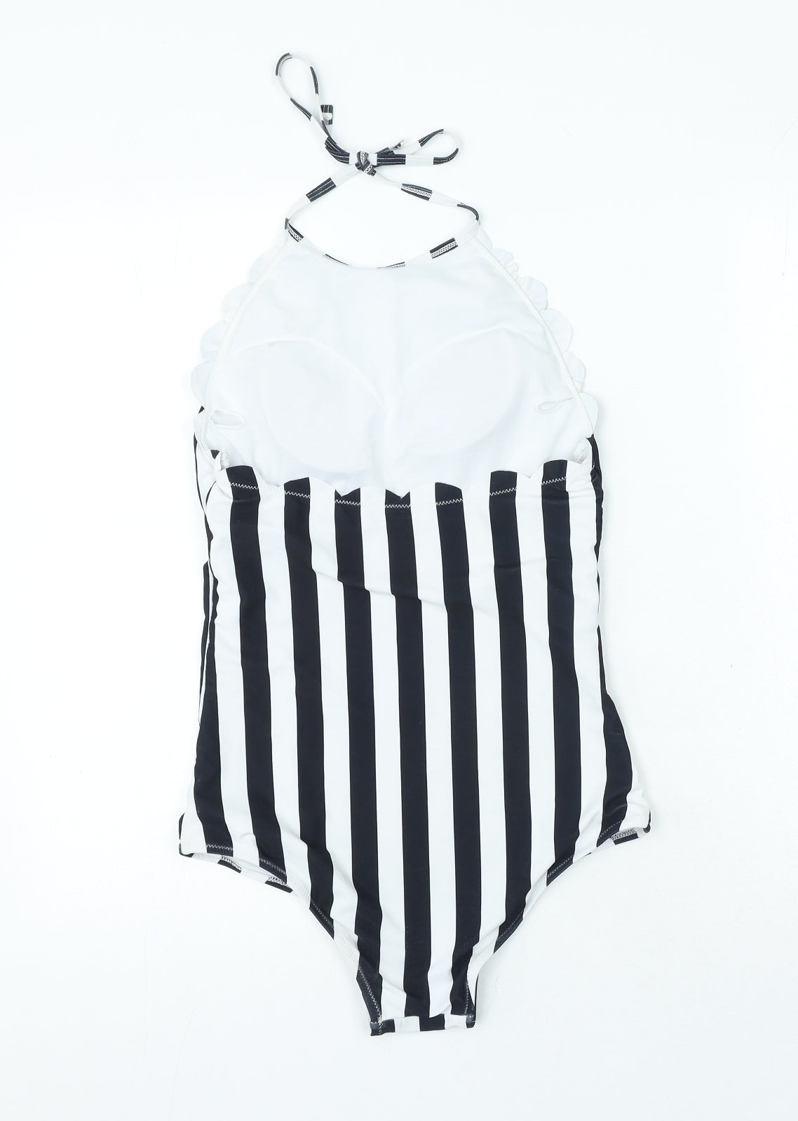 Blooming Jelly Womens Black Striped Polyamide One Piece Size S