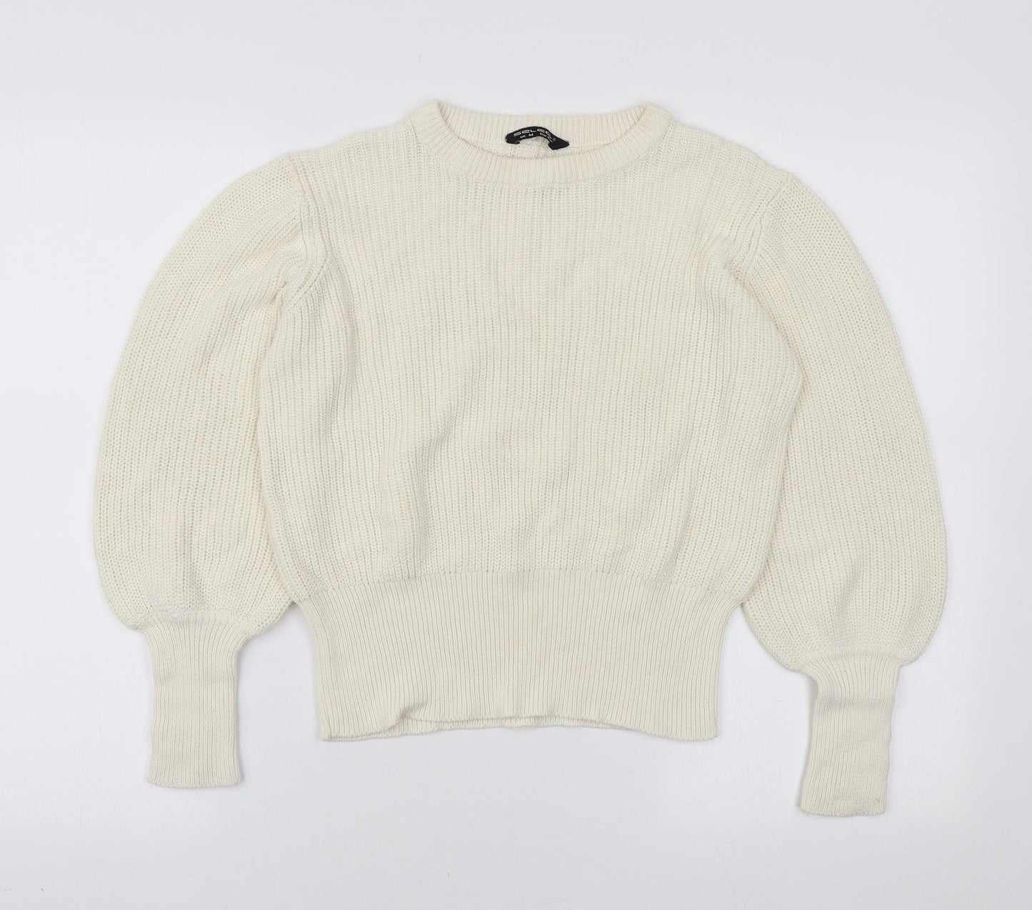 Womens UK Size M Select Ivory Pullover Jumper