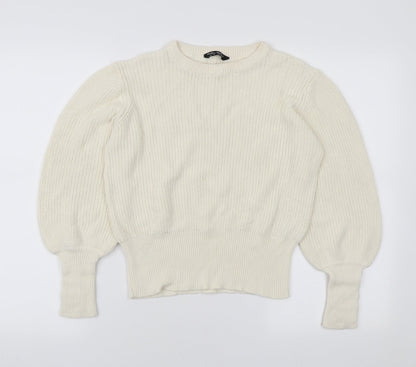 Womens UK Size M Select Ivory Pullover Jumper