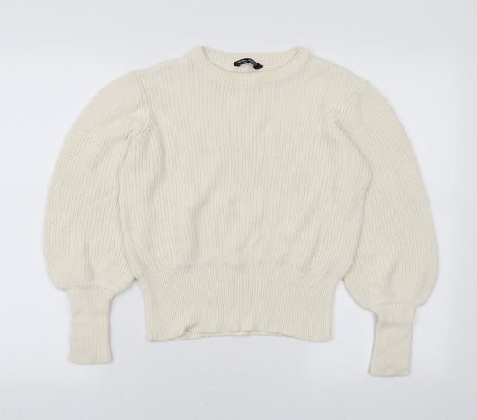 Womens UK Size M Select Ivory Pullover Jumper
