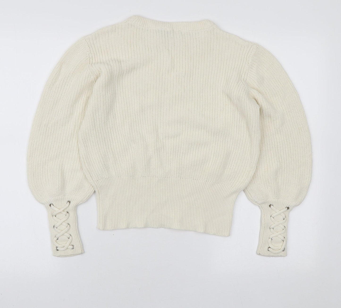 Womens UK Size M Select Ivory Pullover Jumper