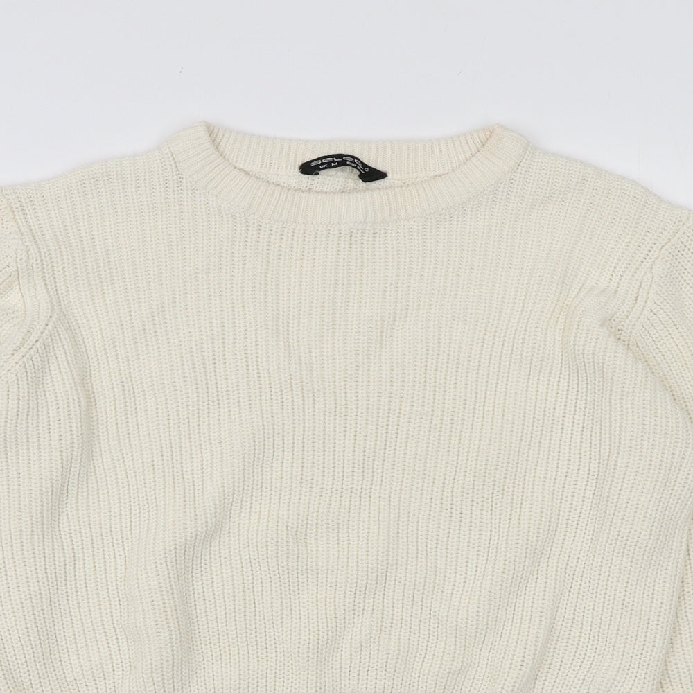 Womens UK Size M Select Ivory Pullover Jumper