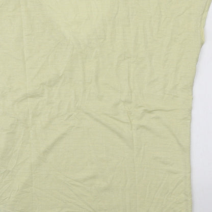 Womens UK Size 10 Marks and Spencer Yellow Basic T-Shirt