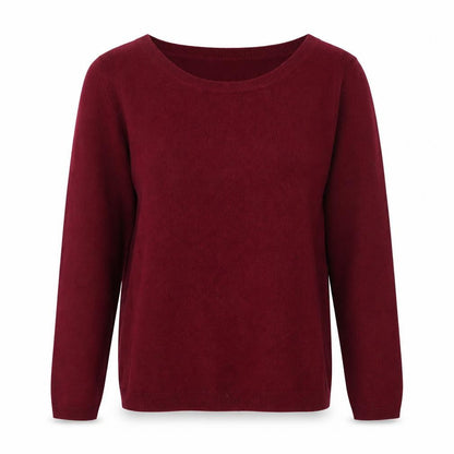 Marks and Spencer Womens Red Round Neck Acrylic Pullover Jumper Size 8