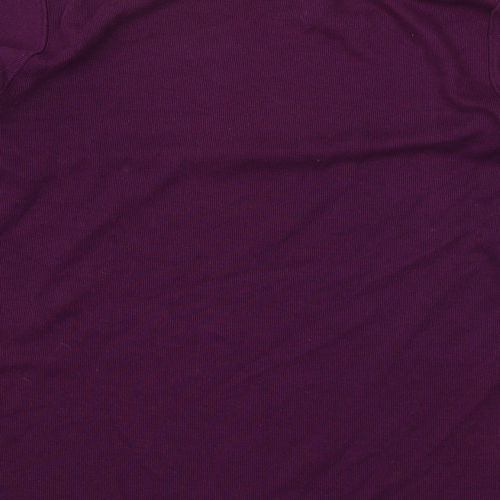Womens UK Size L Preworn Purple Pullover Jumper