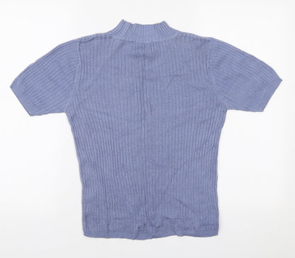 Womens UK Size 12 Debenhams Blue Pullover Jumper