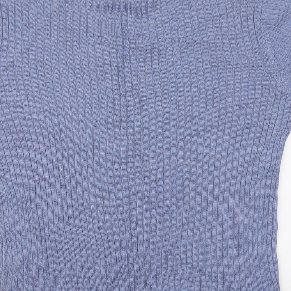 Womens UK Size 12 Debenhams Blue Pullover Jumper