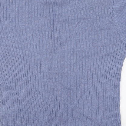 Womens UK Size 12 Debenhams Blue Pullover Jumper