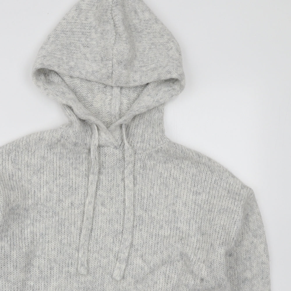 Primark Womens Grey Round Neck Polyester Pullover Jumper Size S