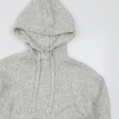 Primark Womens Grey Round Neck Polyester Pullover Jumper Size S