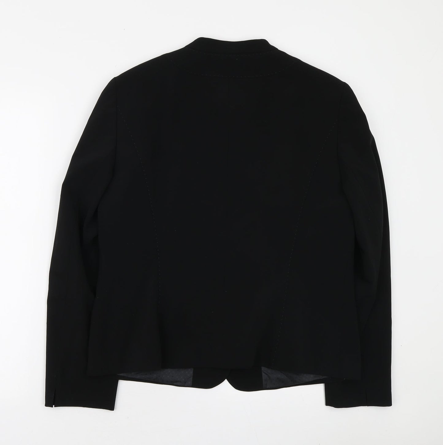 Gerry Weber Womens Black Jacket Blazer Size 16 Button