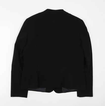 Gerry Weber Womens Black Jacket Blazer Size 16 Button