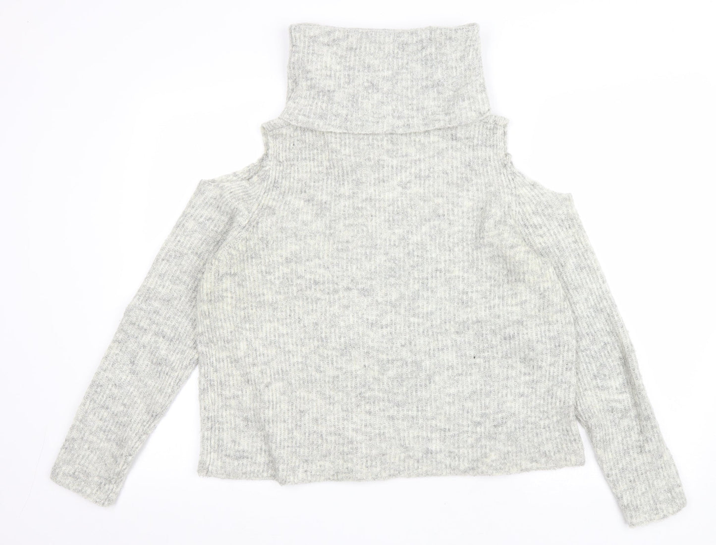 Womens UK Size M New Look Grey Pullover Jumper