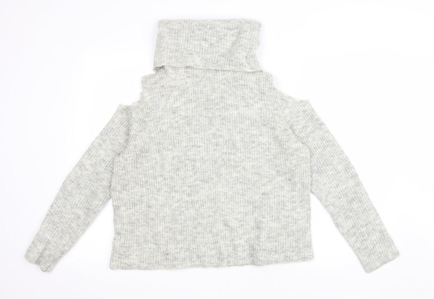 Womens UK Size M New Look Grey Pullover Jumper