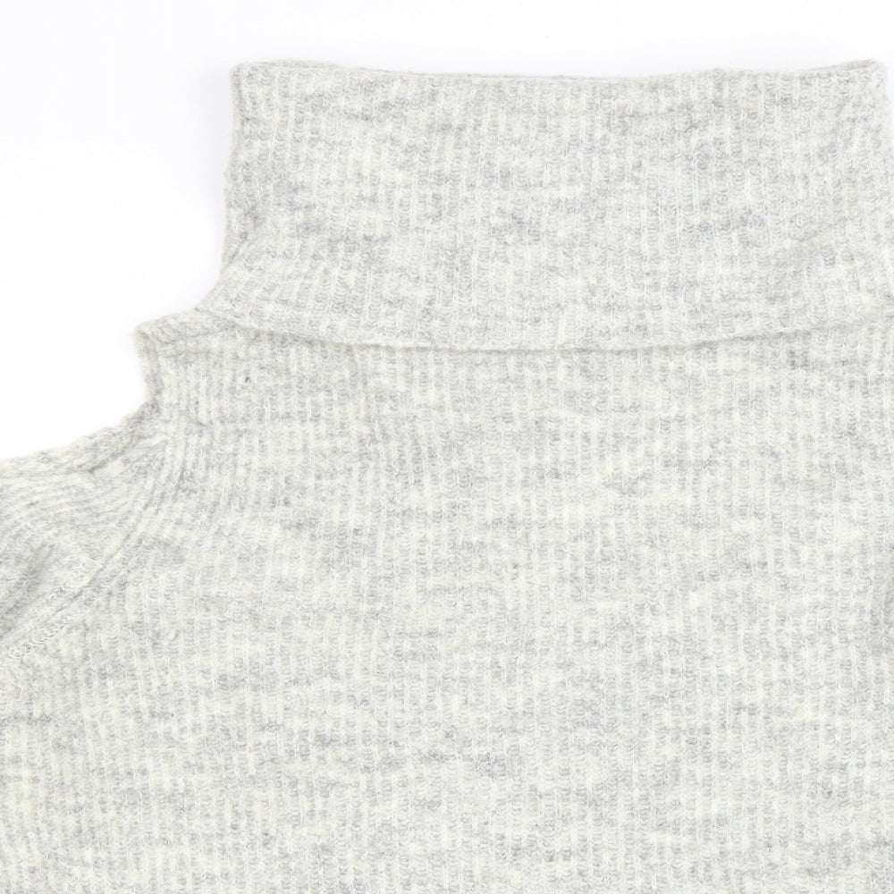 Womens UK Size M New Look Grey Pullover Jumper