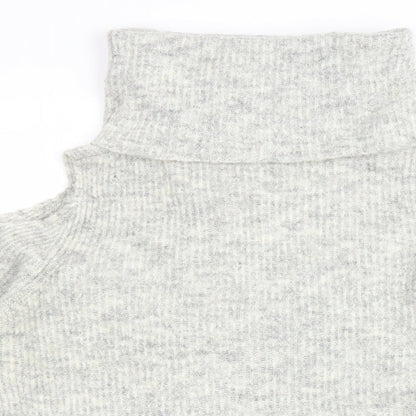 Womens UK Size M New Look Grey Pullover Jumper