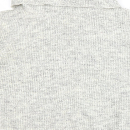 Womens UK Size M New Look Grey Pullover Jumper