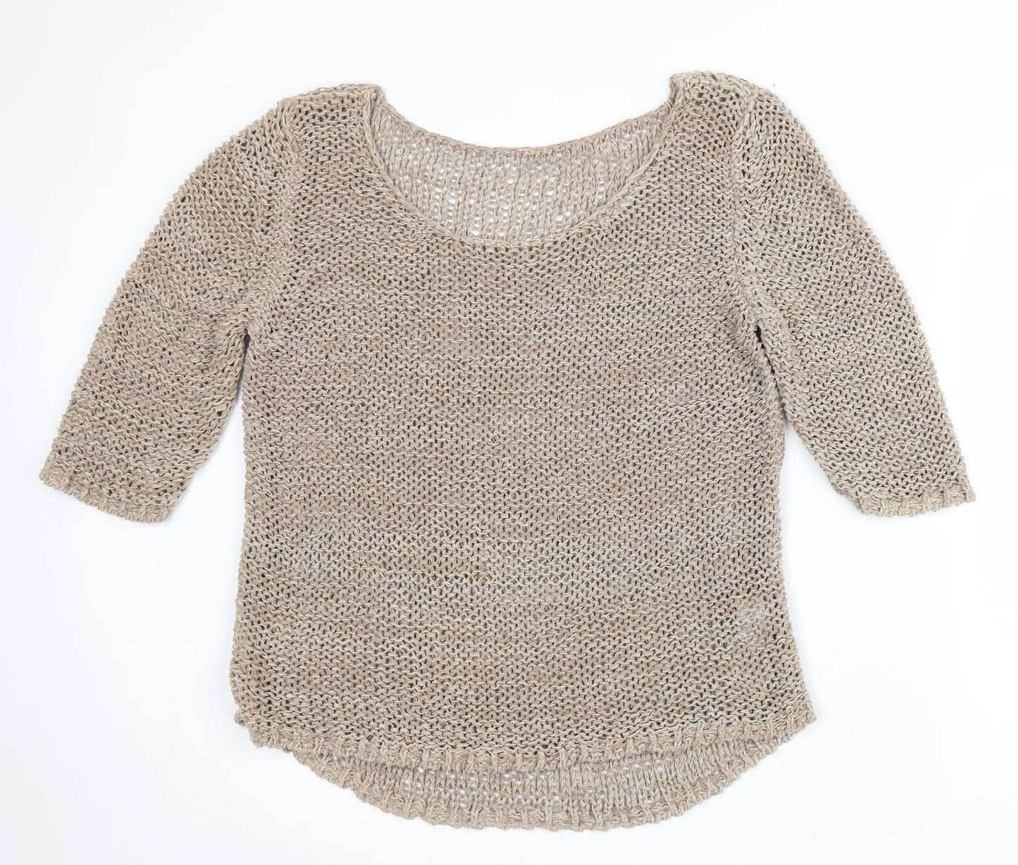 Womens UK Size L NEXT Brown Pullover Jumper