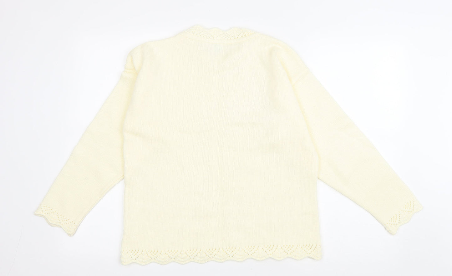Womens UK Size 12 Amari Yellow Pullover Jumper