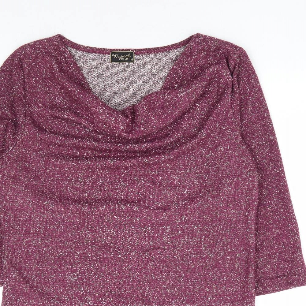 Womens UK Size M Originals Purple Tunic T-Shirt