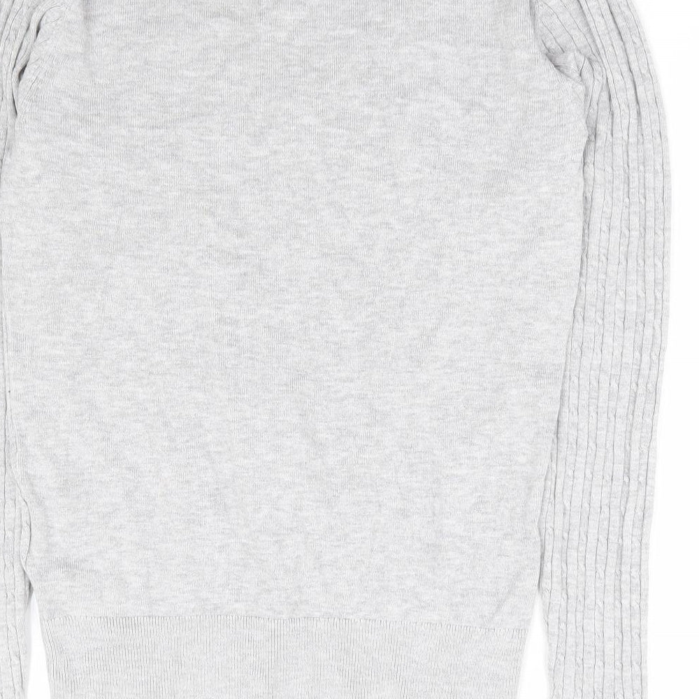 Womens UK Size XS H&M Grey Pullover Jumper