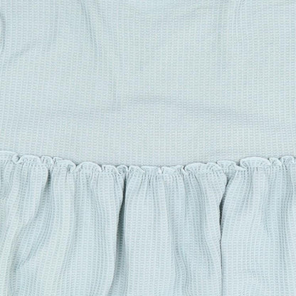 SheIn Womens Blue Polyester Basic Blouse Size M V-Neck - Smock