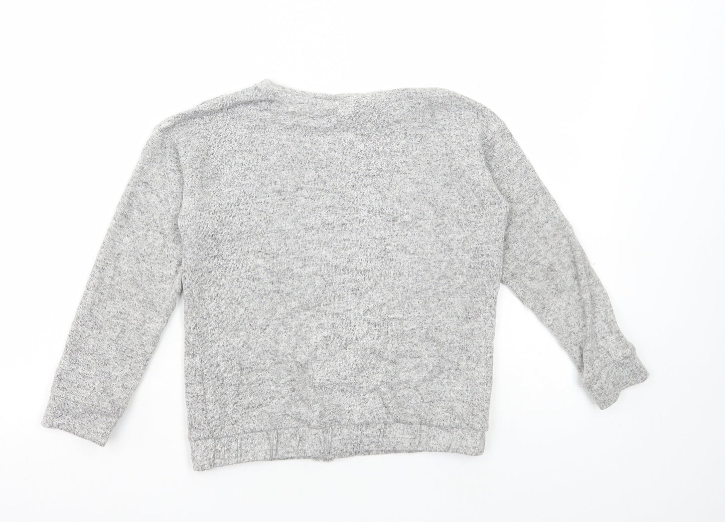 George Girls Grey Viscose Pullover Sweatshirt Size 6-7 Years Pullover - Los Angeles