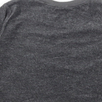 Primark Boys Grey Solid Polyester Pyjama Top Size 2-3 Years Pullover - Star Wars