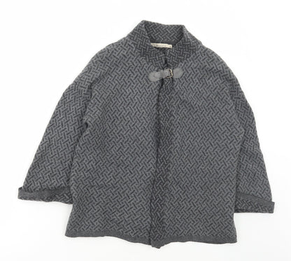 Womens UK Size M Chiaramente Grey Cape Jumper
